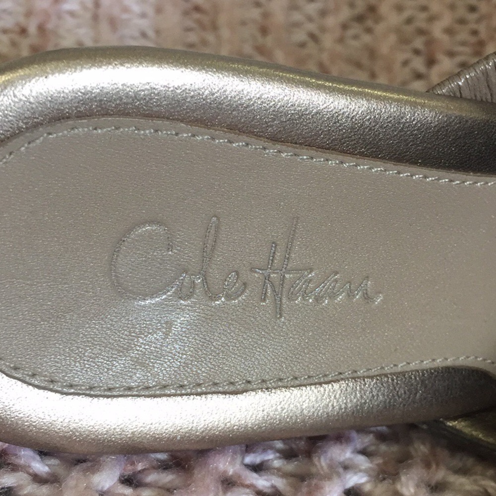 Cole Haan Leather Platform Sandals - Picture 6 of 16
